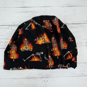 Hot Yoga Skeleton Euro Style Scrub Hospital‎ Cap Hat Nurse OR Tech